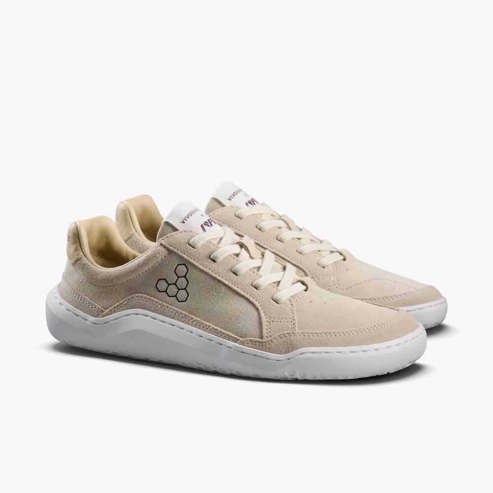 Vivo Barefoot Women's Shoes in Cream and White
